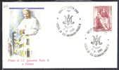 VER648 - VIAGGI DI S.S. GIOVANNI PAOLO II, 7/9/1980 Visita Velletri - Lettres & Documents
