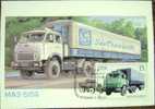 1986 RUSSIA MAXIMUM CARD 3 TRUCK TRUCKS - Camions