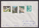 Greece Airmail Luftpost Par Avion 1985 Mult Franked Cover To Frederiksberg Denmark Athletics - Covers & Documents