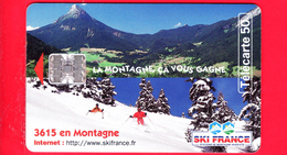 FRANCIA - Scheda Telefonica - Telecarte - 1997 - Montagna - Ski De France - 50 - 1997