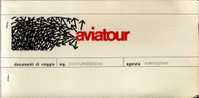 AVIATOUR  AEREO AIRPLANE   FOLDER  BIGLIETTO  BILLETE TICKET - Europa