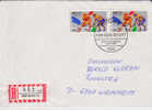 Germany-Berlin - 1989 - Registered FDC - Hockey Champions Trophy - 9-2-89 To Weinheim - Hockey (sur Gazon)