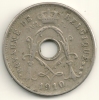 Belgium Belgique Belgie Belgio 5 Cents FR KM#66 1910 - 5 Cent