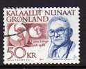 GROENLAND Greenland 1991 Hans Lynge Yv 210 OBL - Usados