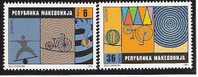 2002 Makedonien / Macedonia / Macedonie, Mazedonien   MI.  254-5**MNH  Europa - 2002