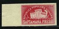 ● ROMANIA 1948 - STAMPA -  N. 1059 ** NON DENT. - Cat. ? € - Lotto N. 1221 - Neufs
