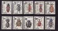 France  ~ Taxe 1982  N° 103 / 112  Neuf X X  Serie Compl.  = Insecte 10 Valeurs - 1960-.... Postfris