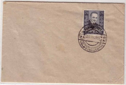 AUTRICHE - 1935 - ANK N°590 Seul Sur LETTRE Avec CACHET SPECIAL VOLKSTRAUERTAG 1° JOUR De KLAGENFURT - COTE = +45 Euros - FDC