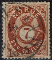 Norvège - 1871-75 - Y&T N° 21, Oblitéré - Used Stamps