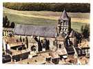 CPSM - 86 -  LUSIGNAN - L´ église - Vue Aérienne - Combier N° Cc 360-91 A - Lusignan