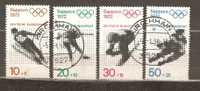 GERMANY 1971 - OLYMPIC GAMES  - CPL. SET - USED OBLITERE GESTEMPELT USADO - Winter 1972: Sapporo