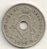 Belgium Belgique Belgie Belgio 25 Cents FR  KM#68.1 1929 - 25 Cents