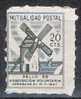 Sello Mutualidad Postal, 20 Cts Molino De Viento * - Plaatfouten & Curiosa