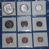 (!)Latvia Lettland Lettonia  1,2,5,10,20,50 Santims 1,2,5 SILVER  Lats 1922 ,1924,1931,1937,1938 Y LUSTRET FULL COIN SET - Latvia