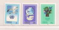 N.U.   VIENNE   ( NUVI - 17 )  1994    N° YVERT ET TELLIER    N° 187/189  N** - Unused Stamps