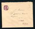 Belgique 1885 Lettre Affr N° 46 De BINCHE + Boite Rurale 4 - Other & Unclassified