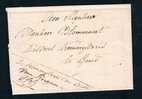 Belgique Precurseur 1826 Lettre En Franchise Datée D'EVERGHEM Pour Gand - 1815-1830 (Hollandse Tijd)