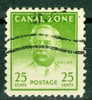 Canal Zone 1946 25 Cent John Wallace Issue #140 - Canal Zone
