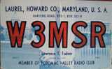 QSL Card 1964, Maryland, USA - Radio