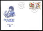 NORWAY FDC 1995 «Blueberries». Perfect, Cacheted Unadressed Cover - FDC