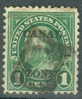 Canal Zone 1924 1 Cent  Ben Franklin Issue #71 - Kanaalzone