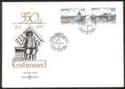 NORWAY FDC 1991 «Kristiansand 350 Years». Perfect, Cacheted Unadressed Cover - FDC