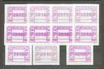 Suisse : LOT Neuf ** Timbres Pour Automate - Automatic Stamps
