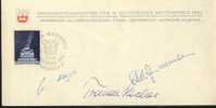 Jeux Olympiques 1964 Descente Femme Signature  Haas   Zimmermann   Hecher - Inverno1964: Innsbruck