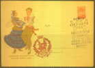 RUSSIA USSR Stamped Stationery Special Cancellation USSR Se SPEC 617-1  LITHUANIA 20 Years Of Annexation Dance - Local & Private