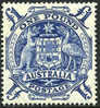 Australia #220 XF Mint Hinged £1 Arms Of Australia From 1949-50 - Mint Stamps