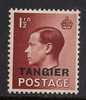 TANGIER OVPT 1936 1 1/2d BROWN MM STAMP SG 243 ( B378 ) - Bureaux Au Maroc / Tanger (...-1958)