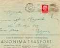 1945 LETTERA  INTESTATA   CON ANNULLO  NAPOLI - Poststempel