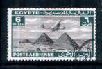 EGYPT / 1933 / AIRMAIL / AIRPLANE / HANDLEY PAGE H.P.42 OVER PYRAMIDS / VF USED . - Usati