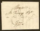 Belgique Precurs 16.8.1824 Lettre Avec Marque " Meenen" - 1815-1830 (Periodo Holandes)