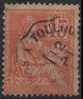 FRANCE 117(o) Mouchon Type II #4 Cachet TOULOUSE - 1900-02 Mouchon