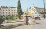 Tramways Tram 1970 Postcard Bridge Timisoara- Romania. - Tranvías
