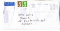 GOOD GB Postal Cover To ESTONIA 2009 - Good Stamped - Lettres & Documents