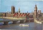 Londres - Le Parlement Et Westminster Bridge - Ref 1103-1003 - Houses Of Parliament