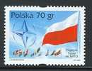 POLAND 1999 NATO  STAMP  MNH - OTAN