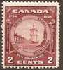 CANADA - 1934 Founding - Sailing Ship. Scott 210. MNH ** - Unused Stamps