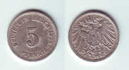 Germany 5 Pfennig 1908 G - 5 Pfennig