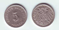 Germany 5 Pfennig 1912 D - 5 Pfennig