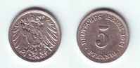 Germany 5 Pfennig 1914 D - 5 Pfennig