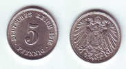 Germany 5 Pfennig 1915 J - 5 Pfennig