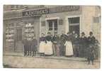 Magasins (Commerce) : L'épicerie, Mercerie, Commerce De Vins Et Restaurant A.Dubois Env 1910 (animée)A Localiser PF. - Geschäfte