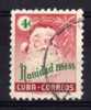 Cuba - 1954 - 4 Cents Christmas - Used - Oblitérés