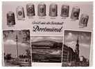 GERMANY - Dortmund, Mosaic Postcard, Beer, Year 1964 - Dortmund