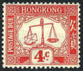Hong Kong J3 Mint Hinged Postage Due From 1923 - Segnatasse
