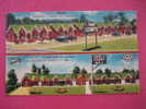 Forrest City Ar-- 2 Differenr Cards -- Carls Court ---Linen -    ----Ref 146 - Andere & Zonder Classificatie