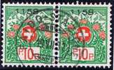 Heimat TI FAIDO-STAIONE 1932-07-19 Vollstempel Auf Portofreiheit Zu#12A Gr#1158 Ospedale Levantinese (1160 10Rp.-Mar - Franquicia